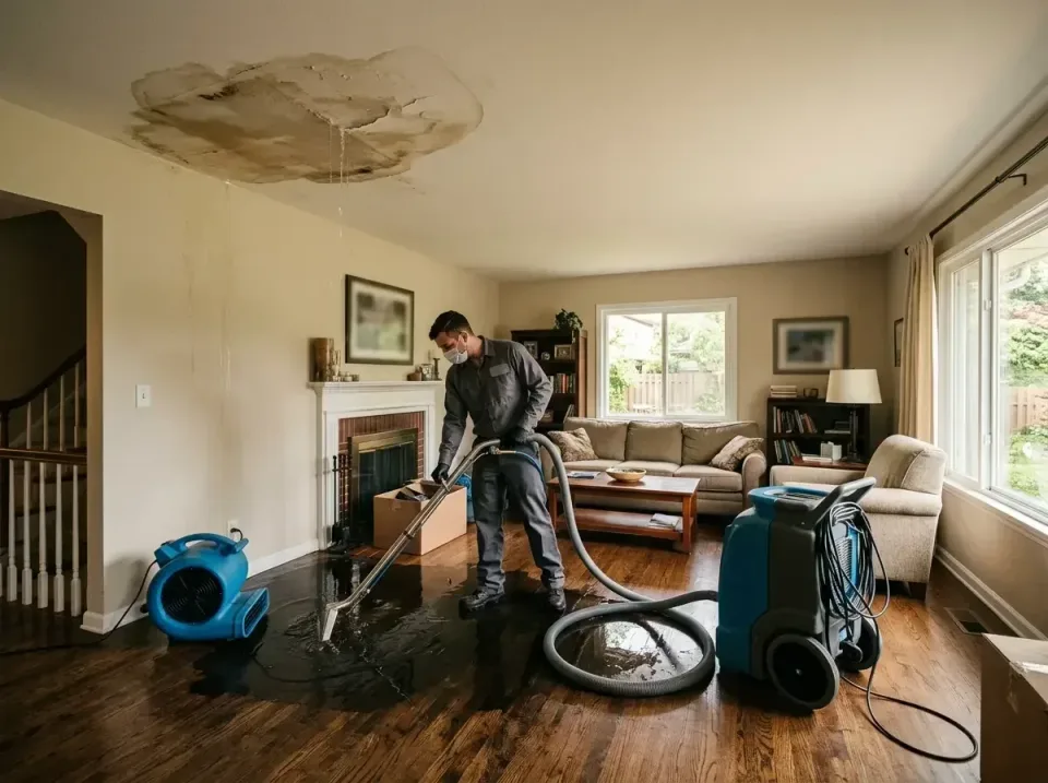 attic-pipe-burst-ceiling-drip-008 — frequently asked questions, Water Damage Restoration & Carpet Care in Harrogate, TN